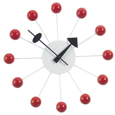 Vitra Ball Clock Ur Rød
